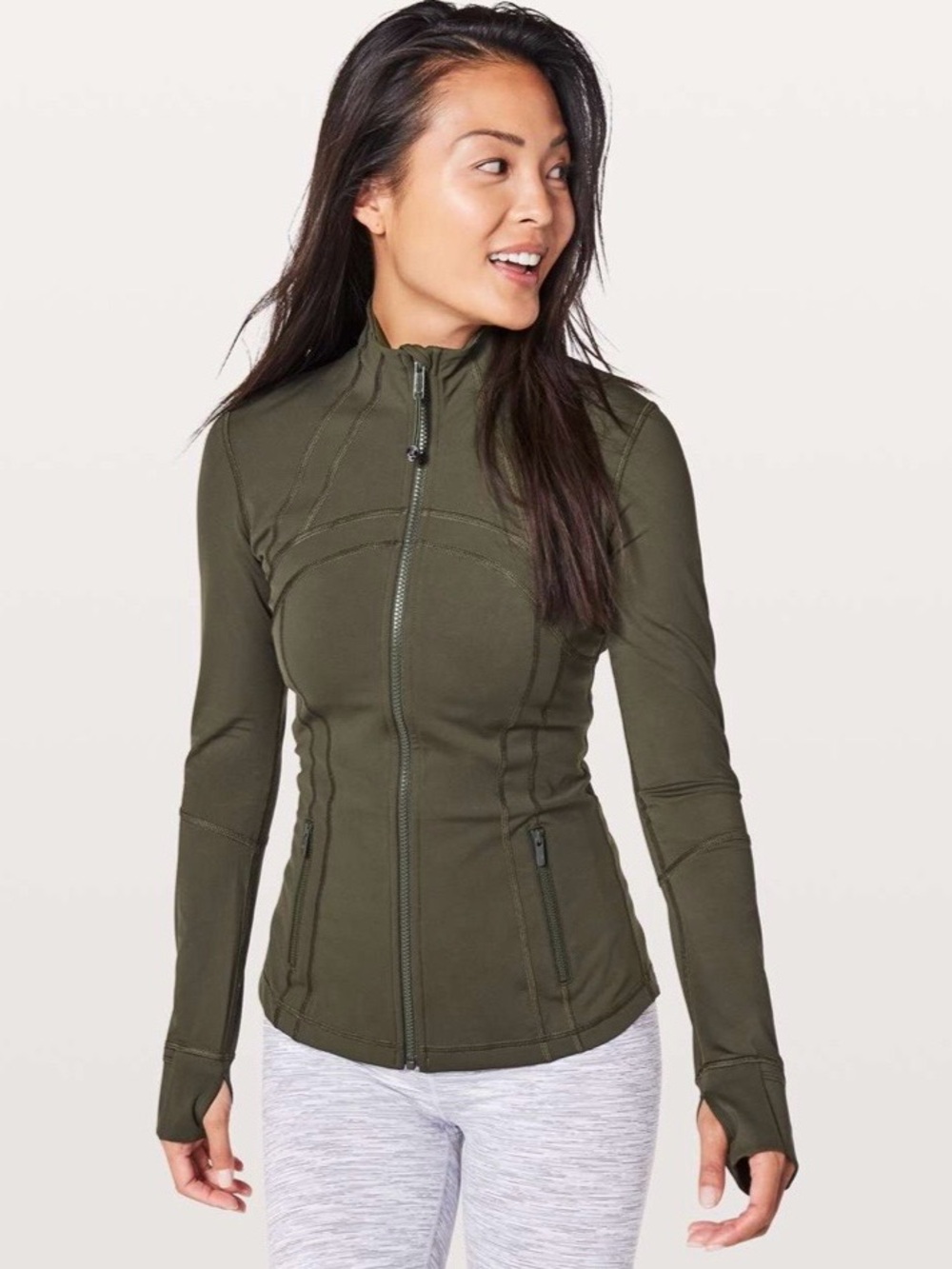 Lululemon🍋 Define Jacket *Nulux Dark Olive Size 4